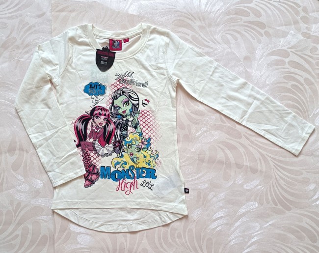 بلوز استین بلند دخترانه برند مانستر المان طرح 3 