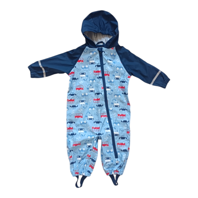 سرهمی بارانی کودک برند لو‍‍‍پیلو طرح ماشین 