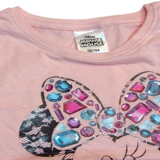 تیشرت دخترانه طرح میکی ماوس برند اروپایی 