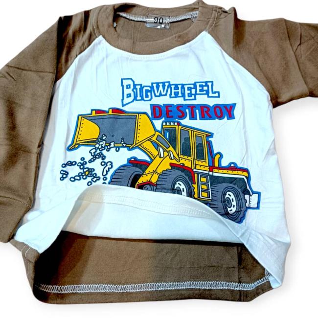 ست بلوز و شلوار کودک وارداتی طرح لودر 