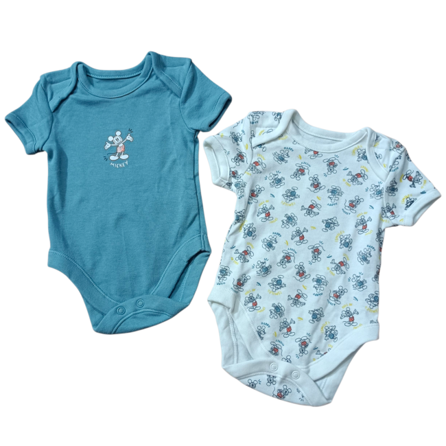 بادی آستین کوتاه نوزادی برند جورج 