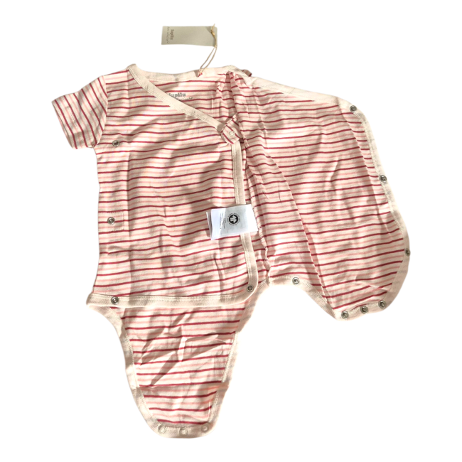 بادی دوبل نوزادی برند لوپیلو طرح راه راه 