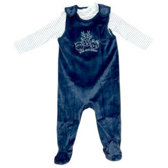  ست 2 تکه زیر دکمه و بیلر نوزادی برند لوپیلو  