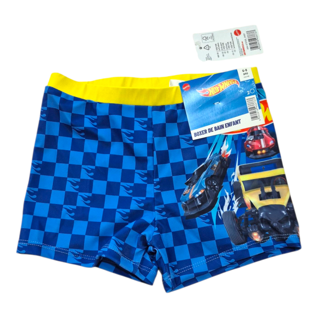 مایو پسرانه طرح ماشین برند هات ویل 